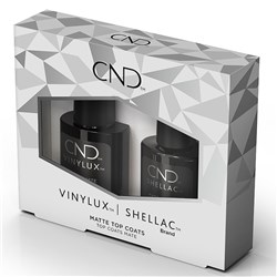 Matte Top Coat Duo Pack (Vinylux & Shellac Matte) (LS)